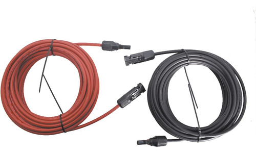 1 Par De Conectores De Cable De Extensión De Panel Sol...