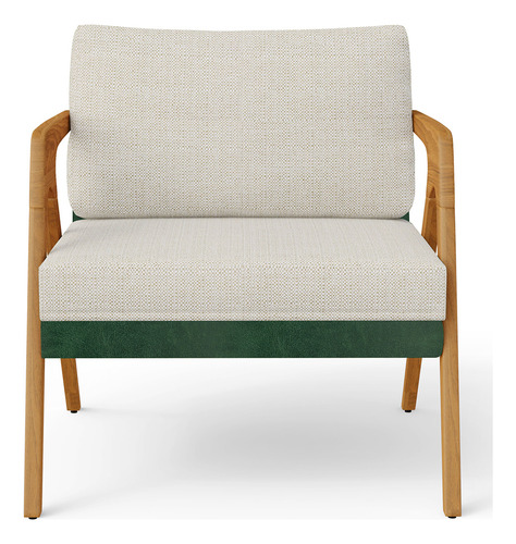 Kit 04 Poltronas Pietra Facto Verde Musgo Linho Champagne Desenho Do Tecido Liso