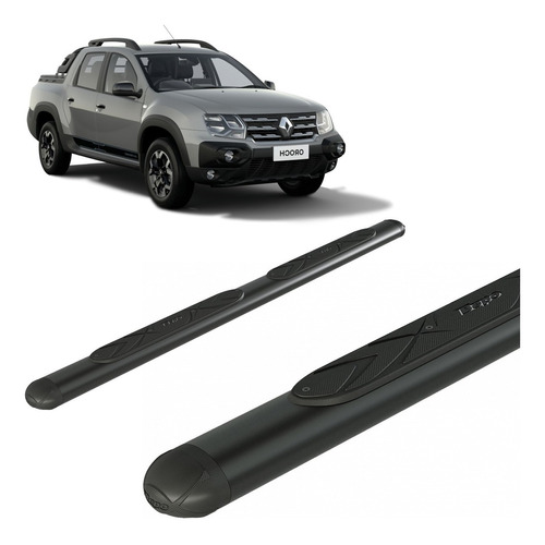 Estribos Negros Oval Renault Duster Oroch