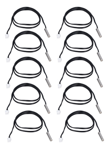 Sonda Transductora De Temperatura, 10 Piezas, Sensor Ntc, Te