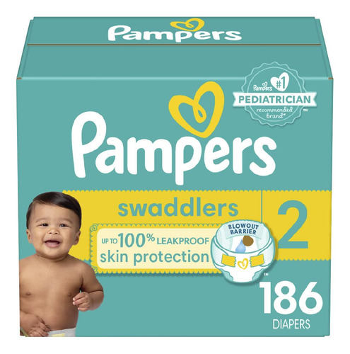 Pampers Swaddlers - Pañales - 7350718:mL a $407990