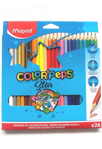 Lápiz De Color Peps 24 Pz Maped
