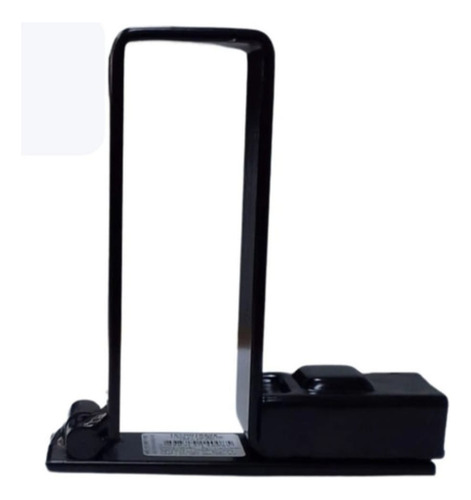 Trava Porta Cadeado Tecnotrava N08 125x40 Cor Preto