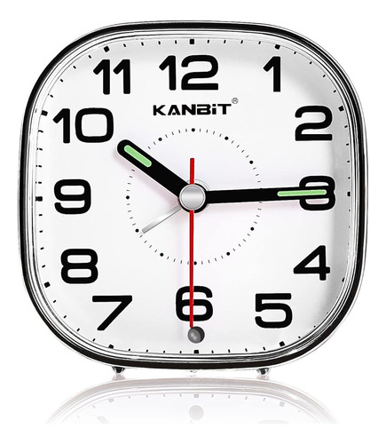 Kanbit Pequeño Reloj Despertador De Viaje Funciona Con Pilas