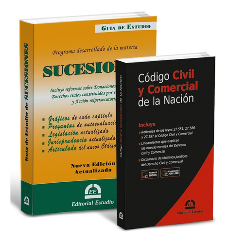 Promo 47: Guía  Sucesiones + Código Civil Y Comercial