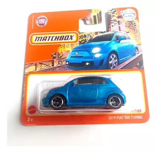 Auto Escala Colección Matchbox Diecast Fiat 500 Turbo 2019