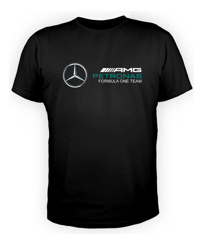 Remera Algodon Casual Hombre Amg Petronas Formula 1