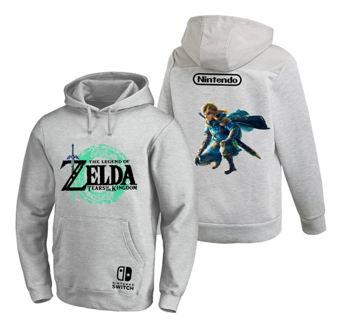 Sudadera Videojuego Zelda The Tears Of The Kingdom (link)3