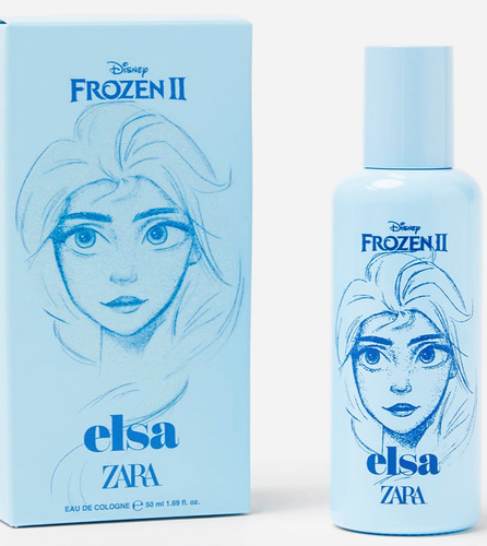 Perfume Zara Elsa Frozen Disney Niñas Nuevo Y Original
