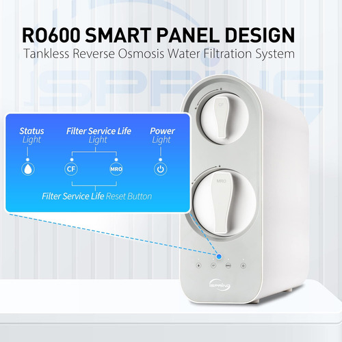 Sistema De Ósmosis Inversa Sin Tanque Ispring Ro600bn Bajo F