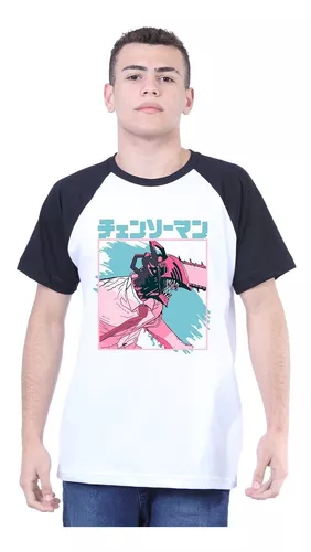 Camiseta Camisa Makima Chainsaw Man Chain Saw Denji Demônio Motosserra  Blusa Unissex Himeno Anime Mangá - Escorrega o Preço