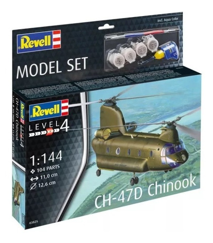 Revell Kit 63825 Ch-47d Chinook 1/144