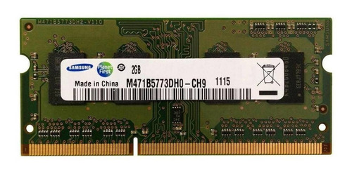 Memoria Ram 2gb Samsung M471b5773dh0-ch9 Color Verde 