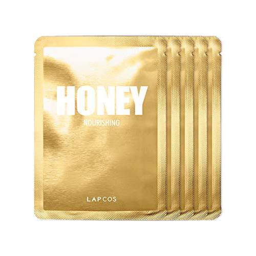 Mascarilla Facial Hidratante Lapcos Honey, 5-pack