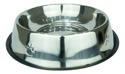 Comedouro De Inox Extra Grande (xxxl) Cor Prateado