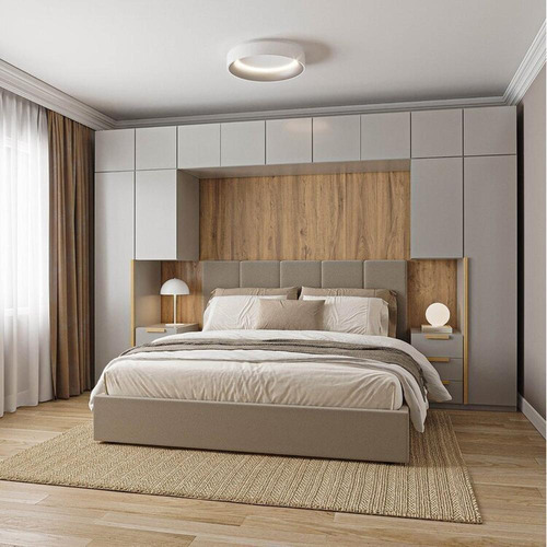 Guarda-roupa Modulado 11 Peças 13 Portas Com 2 Mesas De