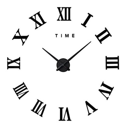 Imagen 1 de 10 de Reloj De Pared 3d Moderno Grande Adhesivo Diy De Acrílico