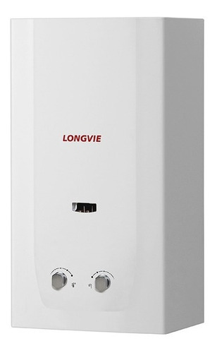 Imagen 1 de 2 de Calefón Longvie Tiro Natural Pilotless 14 Litros Cn514ss Gn