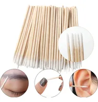 Comprar Pack De 100 Micro Hisopos En Madera Para Pestañas O Manicure