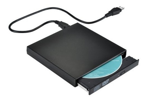 Imagen 4 de 5 de Nuevo Externo Usb 2.0 Lector De Quemador De Dvd Rw Cd Escrit