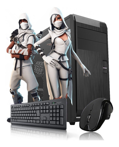 Imagen 1 de 2 de Pc Gamer Cpu Amd A12 9800 Ram 16gb 1tb Wifi Fuente 80 Plus