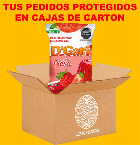 Dgari® 3 Gelatinas De Leche Sabor Fresa Rinde 1 Litro Wow