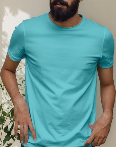 Playera Hombre Algodón Premium Fresca Y Duradera 20 Colores