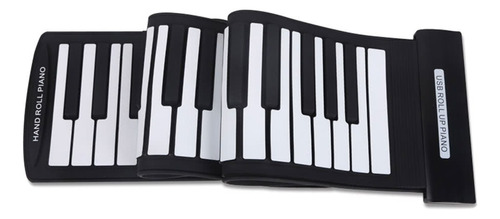 Teclado Electónico De 61 Teclas De Silicona Usb Plegable
