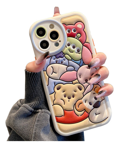 Funda De Dibujos Animados Para iPhone 15 Pro Max De Tpu 