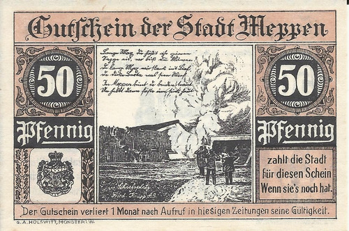 Alemania 50 Centavos De Marco 1921