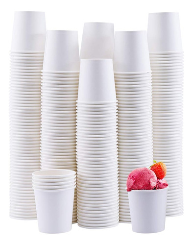 Turbo Bee 300pack 4oz Vaso De Papel Desechable Para Bebidas,