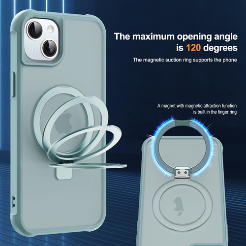 Capa De Telefone Skylmw Compatível Com iPhone 15 Com Magsafe