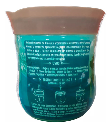Absorbente Eliminador Olores Menta Eucalipto 180g