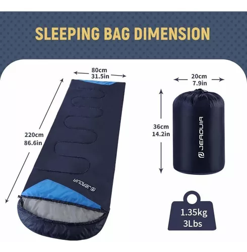 Saco de dormir, para mochila, ligero, impermeable, para clima frío,  campamento, senderismo, viajar, cacería, con bolsa de compresión, para  adulto y