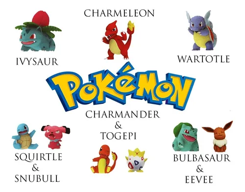 Imagem 6 de 6 de Pokémon Battle Figure Articulada Dupla Bulbasaur & Eevee