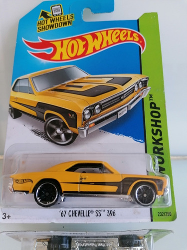 '67 Chevelle Ss 396 Hot Wheels Hw Workshop Escala 1:64