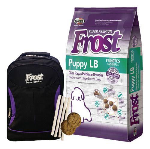 Comida Perro Cachorro Frost Large Breed 17 Kg + Regalo