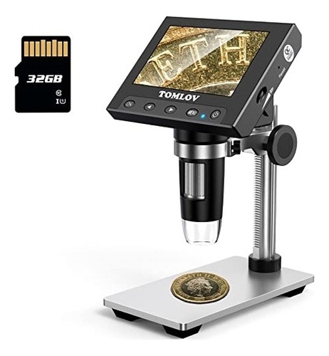 Microscopio De Monedas Dm4 1000x 4.3 Microscopio Digital