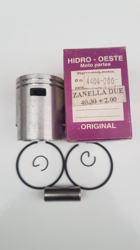 Kit Piston Ciclomotor Zanella Due 50cc En 2.00mm 