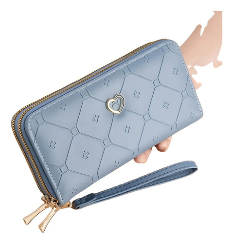 // Cartera Larga Con Cremallera Para Mujer, Moda Japonesa