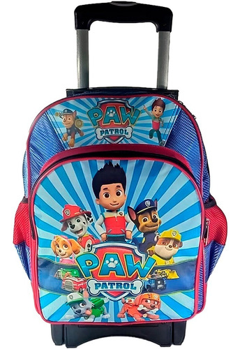 Mochila Primaria Con Ruedas Paw Patrol