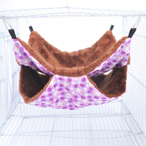 Hamaca De 2 Niveles Para Litera Sugar Glider, Conejo Morado