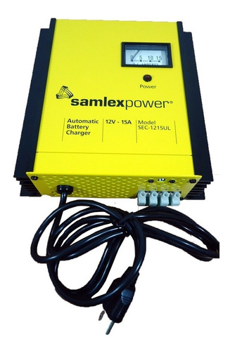 Cargador De Batería 12v 15a Samlex Sec1215ul