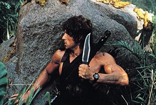 Rambo - Cuchillo De Colección De Piezas Maestras De Hollywoo