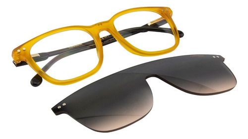 Armação Óculos Carrera Clip On 2023t/cs 40g99 48 Quadrado Cor Amarelo