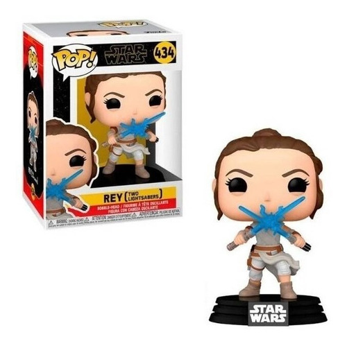 Funko Pop Original 434 Rey Two Lightsabers Star Wars