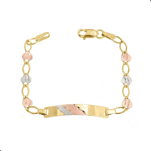 Esclava Pulsera Bebe Florentina En Oro 10k!