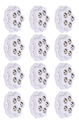 Ruedas Giratorias Resistentes, 12 Piezas, Autoadhesivas