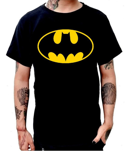 Playera Batman Logo Bruno Díaz Bruce Wayne Dc Comics