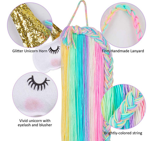 Almacenamiento De Pinzas Para El Cabello De Unicornio